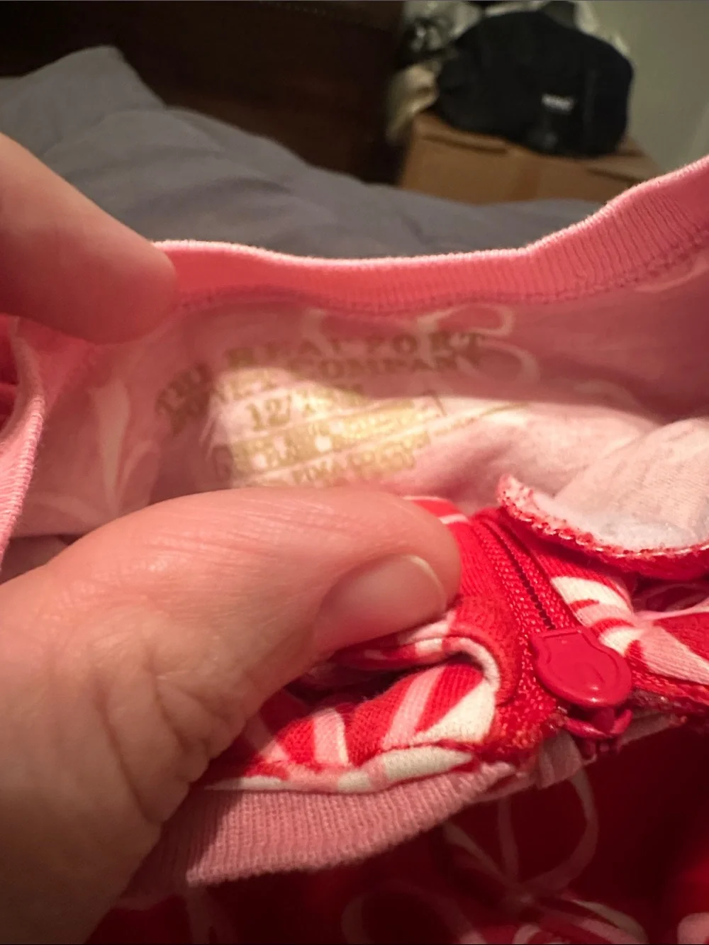 The Beaufort Bonnet Company size 12-18 m Kids Red Bow-Print One-Piece Sleepwear